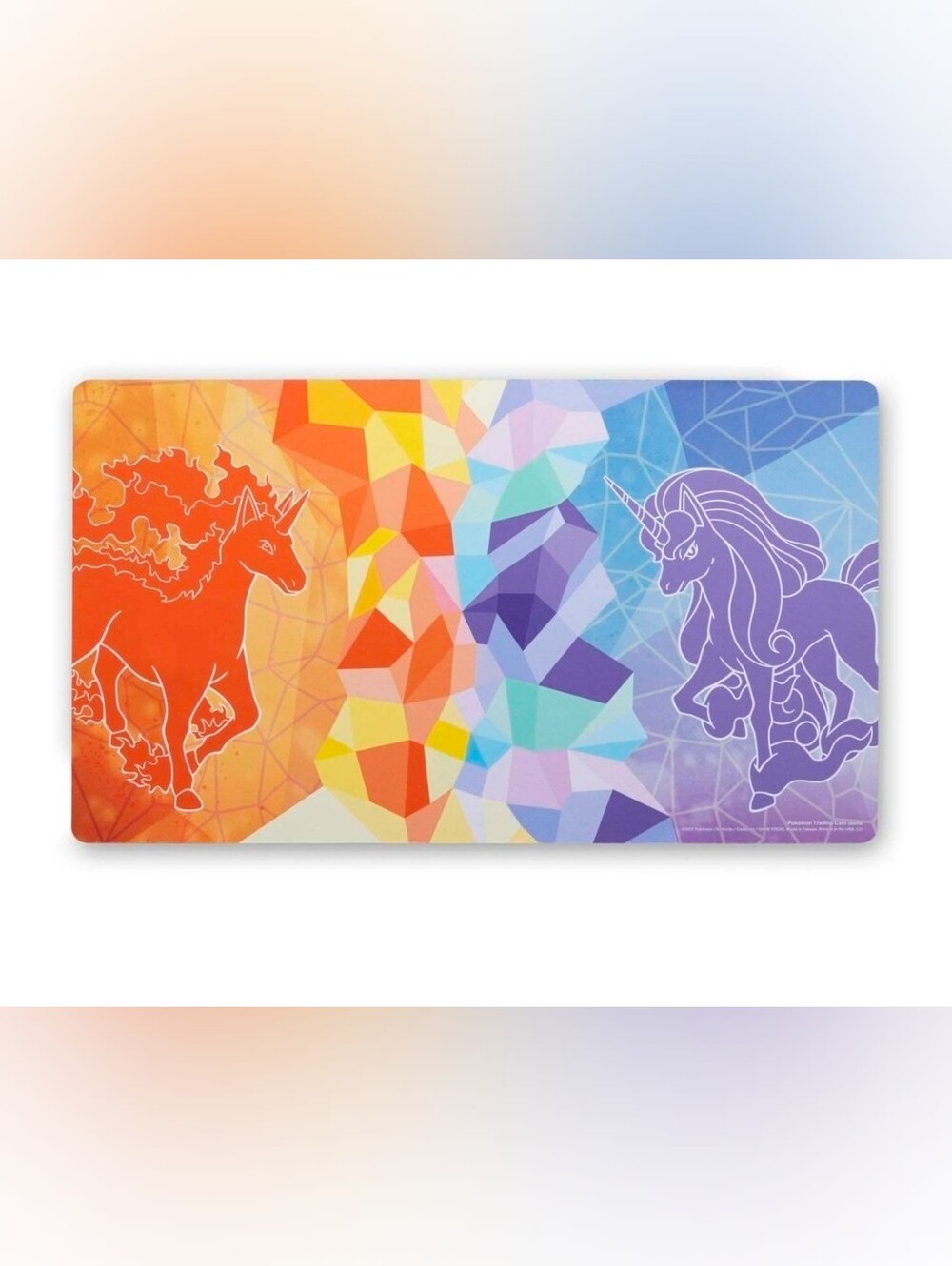 Pokémon Center Rapidash Flames & Fairies Playmat 12" X 24"